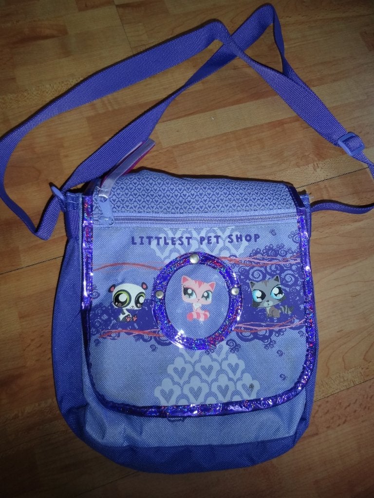 Littlest Pet Shop Schoudertasje Paars, Ophalen of Verzenden, Gebruikt