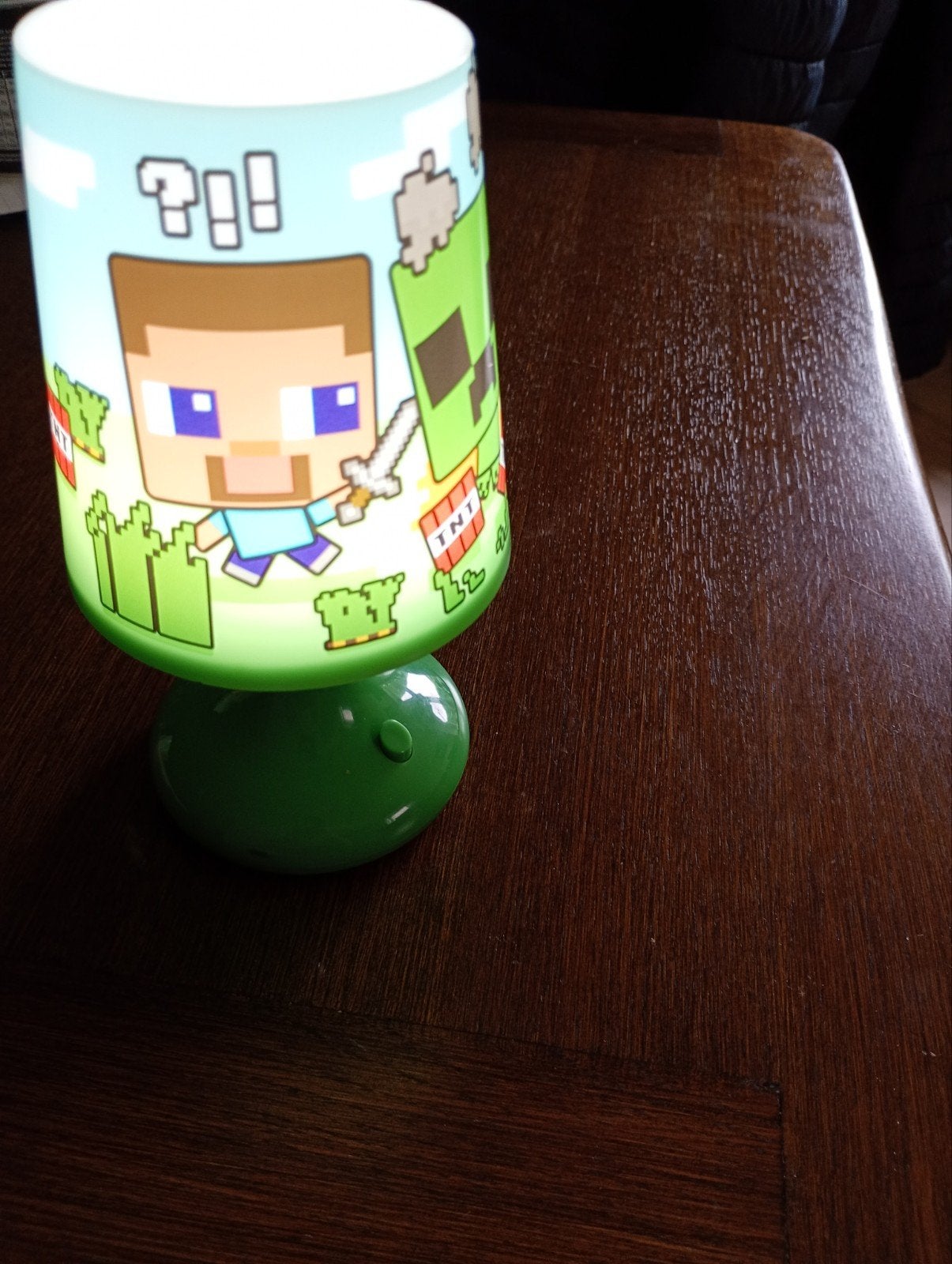 Minecraft LED Nachtlampje - Kleurveranderend, Kleur aanpasbaar, Ophalen of Verzenden, Zo goed als nieuw, Meerkleurig