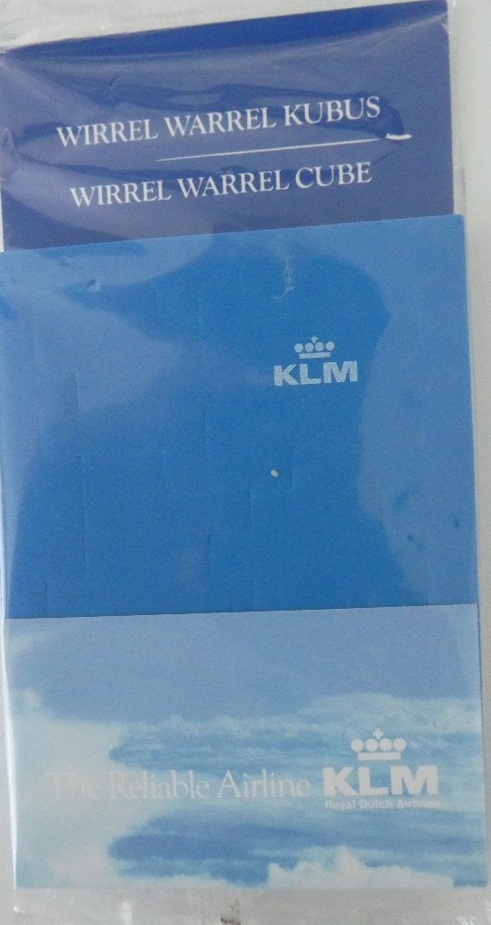 KLM Wirrel Warrel Kubus – puzzel - NIEUW, Ophalen of Verzenden, Nieuw, Overige typen