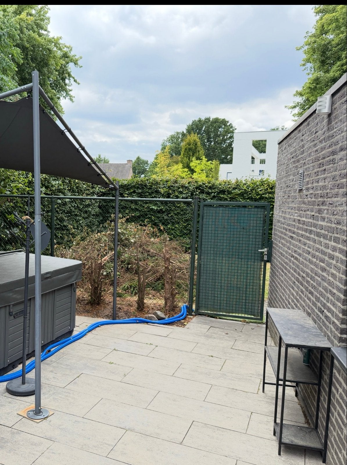 Hekwerk met poort - Gebruikt, Ophalen, Met poort, Gebruikt, Gaashekwerk