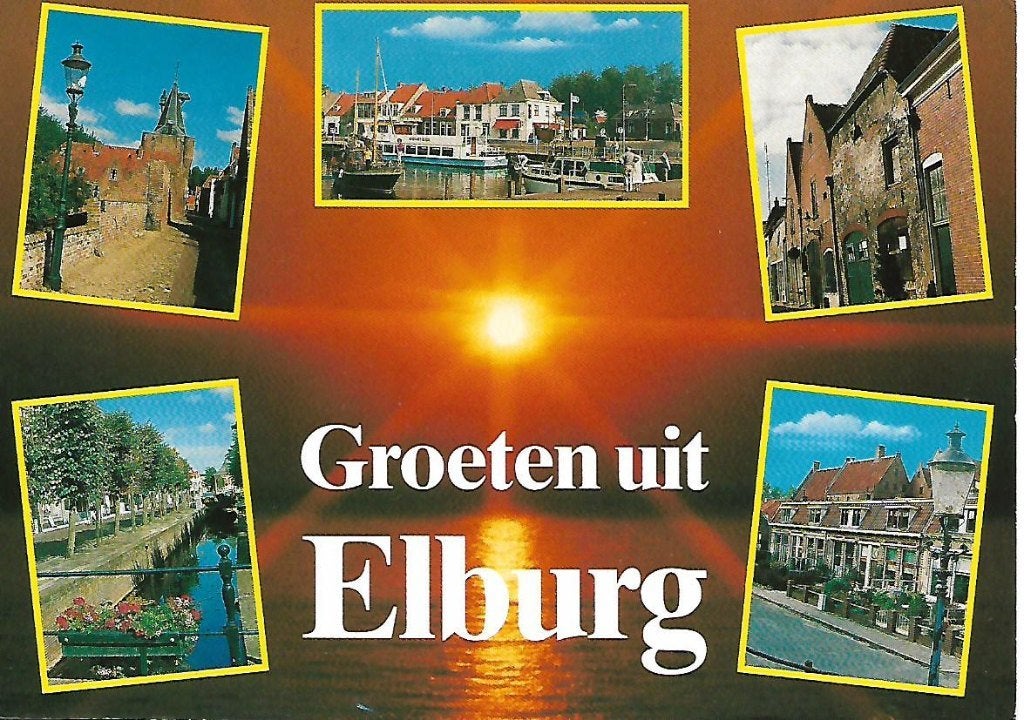 Elburg- -5-luik., Verzenden, 1980 tot heden, Gelopen, Gelderland
