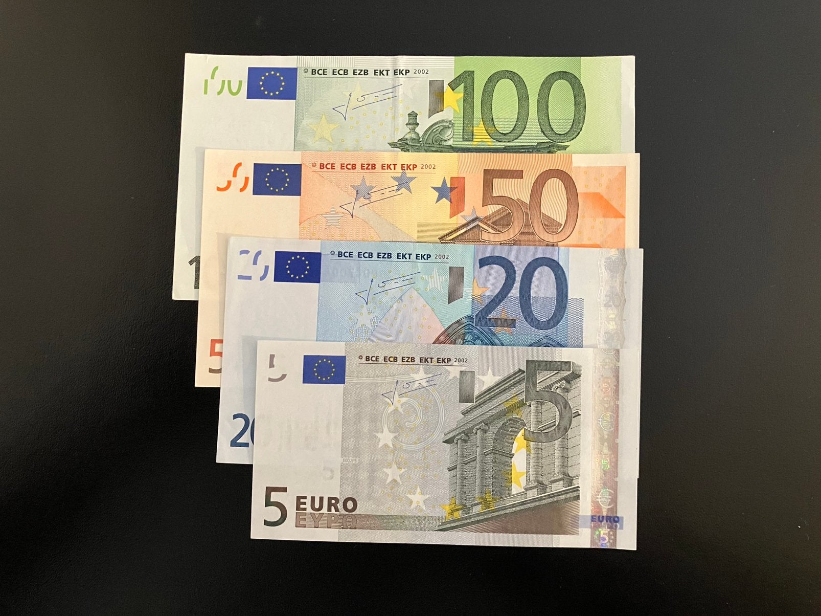 Setje Nederlandse eurobiljetten - Trichet, Postzegels en Munten, Bankbiljetten | Europa | Eurobiljetten, Ophalen of Verzenden
