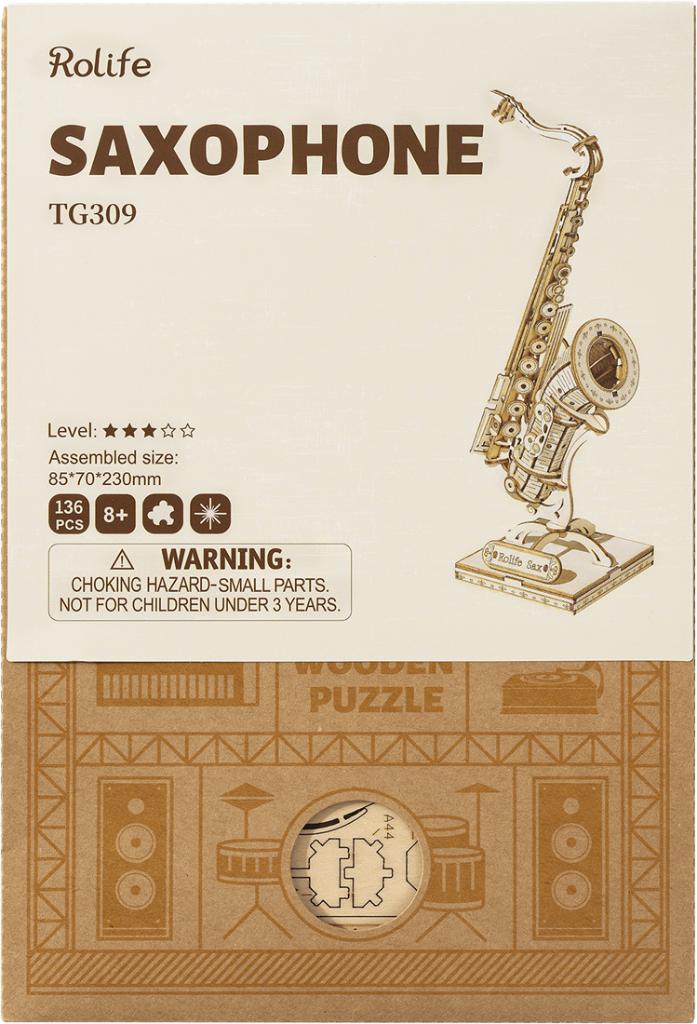 Robotime Saxophone, Ophalen of Verzenden, Nieuw