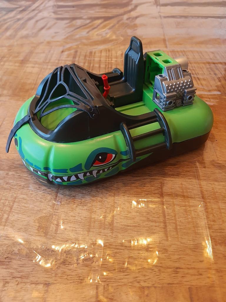 Playmobil Hovercraft - Groen met Krokodillenprint, Ophalen of Verzenden, Gebruikt