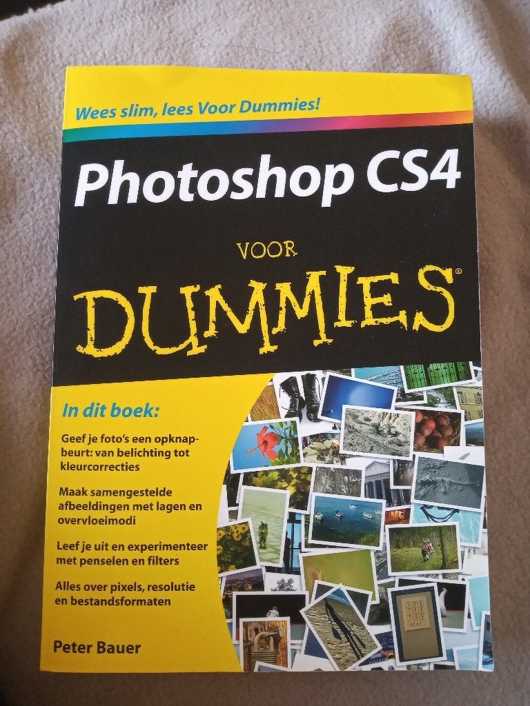 boek: photoshop voor dummies, Niet van toepassing, Ophalen of Verzenden, Zo goed als nieuw, Peter Bauer