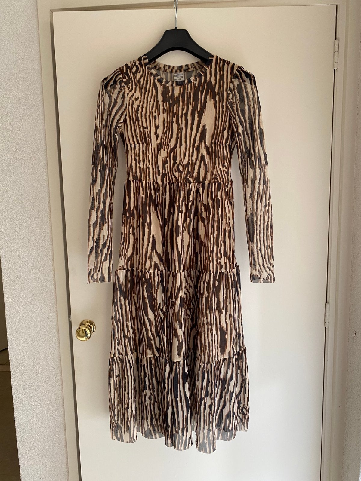 Baum und Pfergdgarten maxi jurk in bruin beige tinten XS, Verzenden, Beige, Nieuw, Baum und pferdgarten
