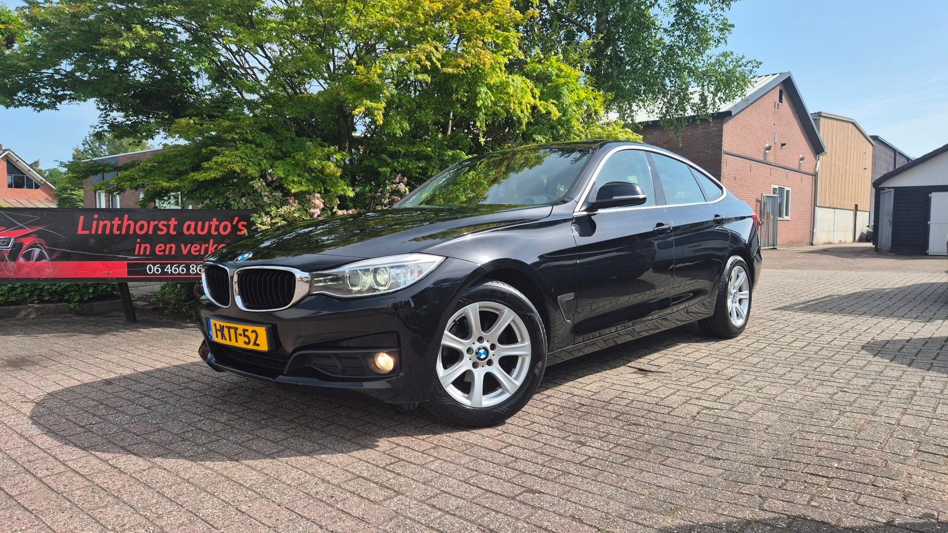BMW 3-serie GT 318d Gran Turismo Business bj 2013, Auto's, Zwart, Zwart, Origineel Nederlands, Bedrijf