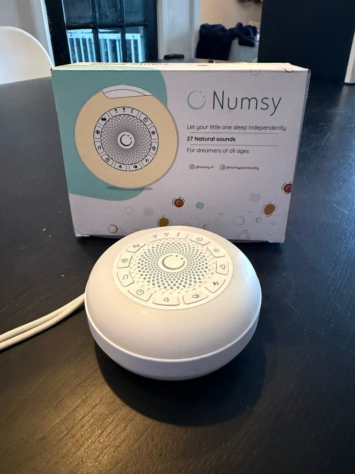 Numsy Mini Slaaptrainer met Natuurlijke Geluiden en Licht, Ophalen, Nieuw, Overige typen, Met licht
