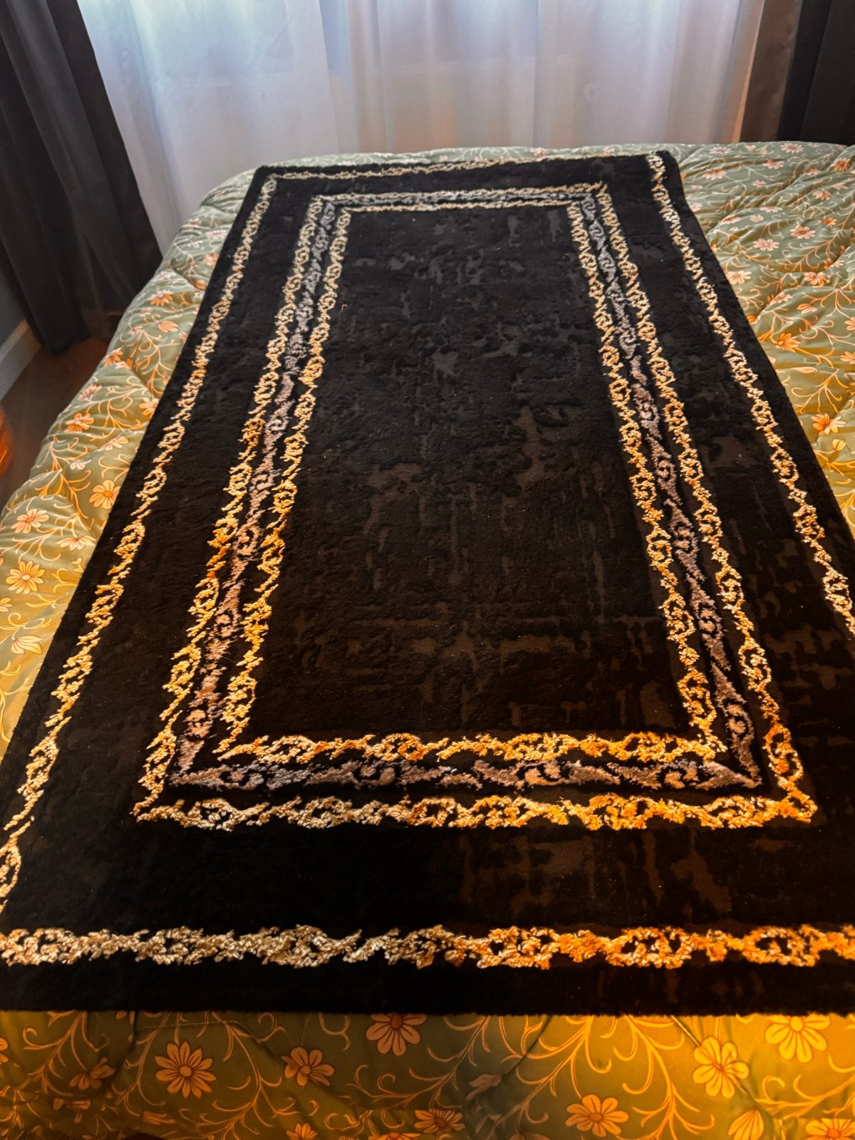 Lalee Marmaris Vloerkleed Zwart 80x150 cm, 100 tot 150 cm, Zwart, Zo goed als nieuw, Rechthoekig