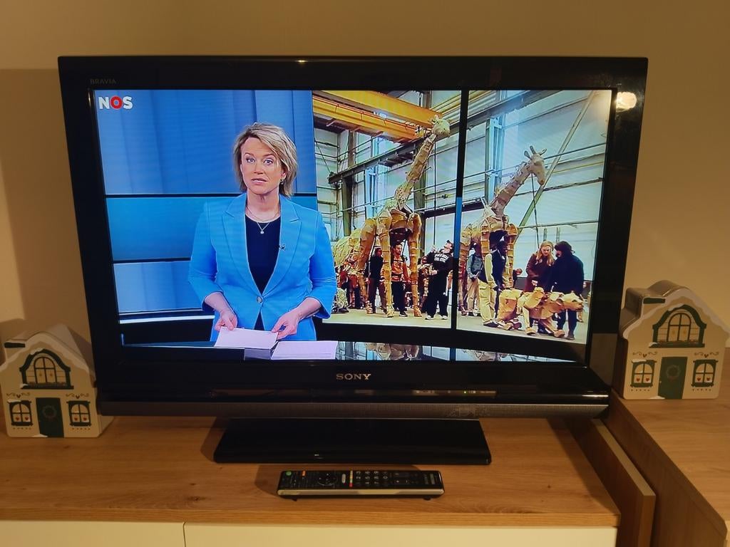 Sony Bravia 32 inch TV (KDL-32V4500) + Google Chromecast, Gebruikt, 50 Hz, Sony, Smart TV