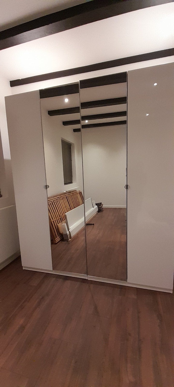 Twee mooie Ikea Pax kledingkasten, wit hoogglans, Ophalen, 200 cm of meer, Zo goed als nieuw, 200 cm of meer