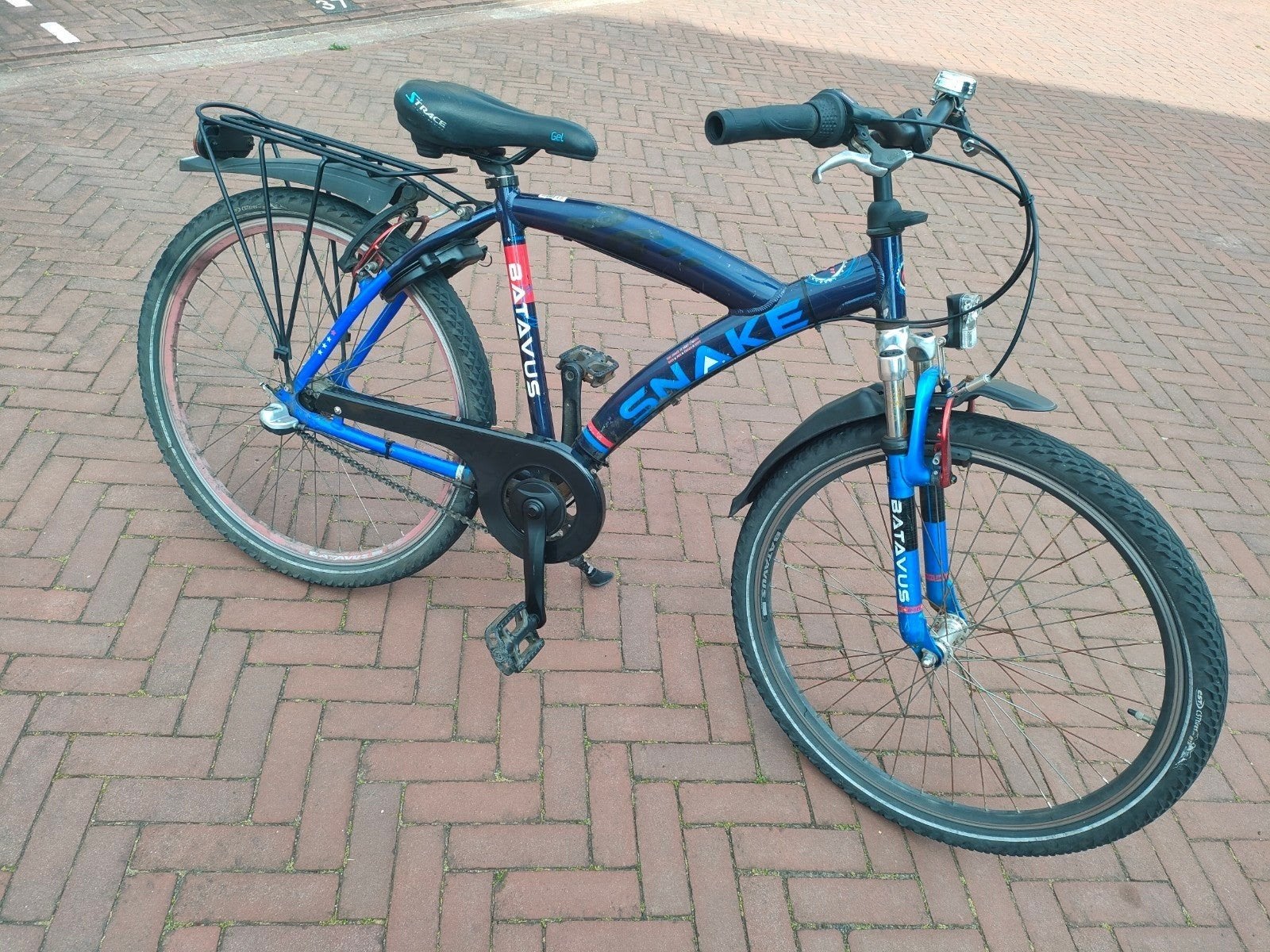Batavus snake fiets 26 inch met 3 speed, Terugtraprem, Versnellingen, Ophalen, 26 inch of meer