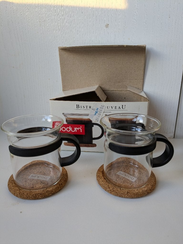 Nieuw: 2 espresso kopjes van Bodum, Nieuw, Ophalen of Verzenden, Bord(en), Overige stijlen