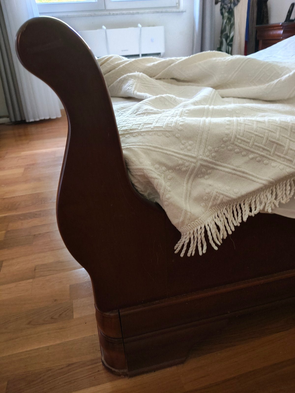Vintage bed 180x200 met 2 elektrische bedbodems, Antiek en Kunst, Ophalen