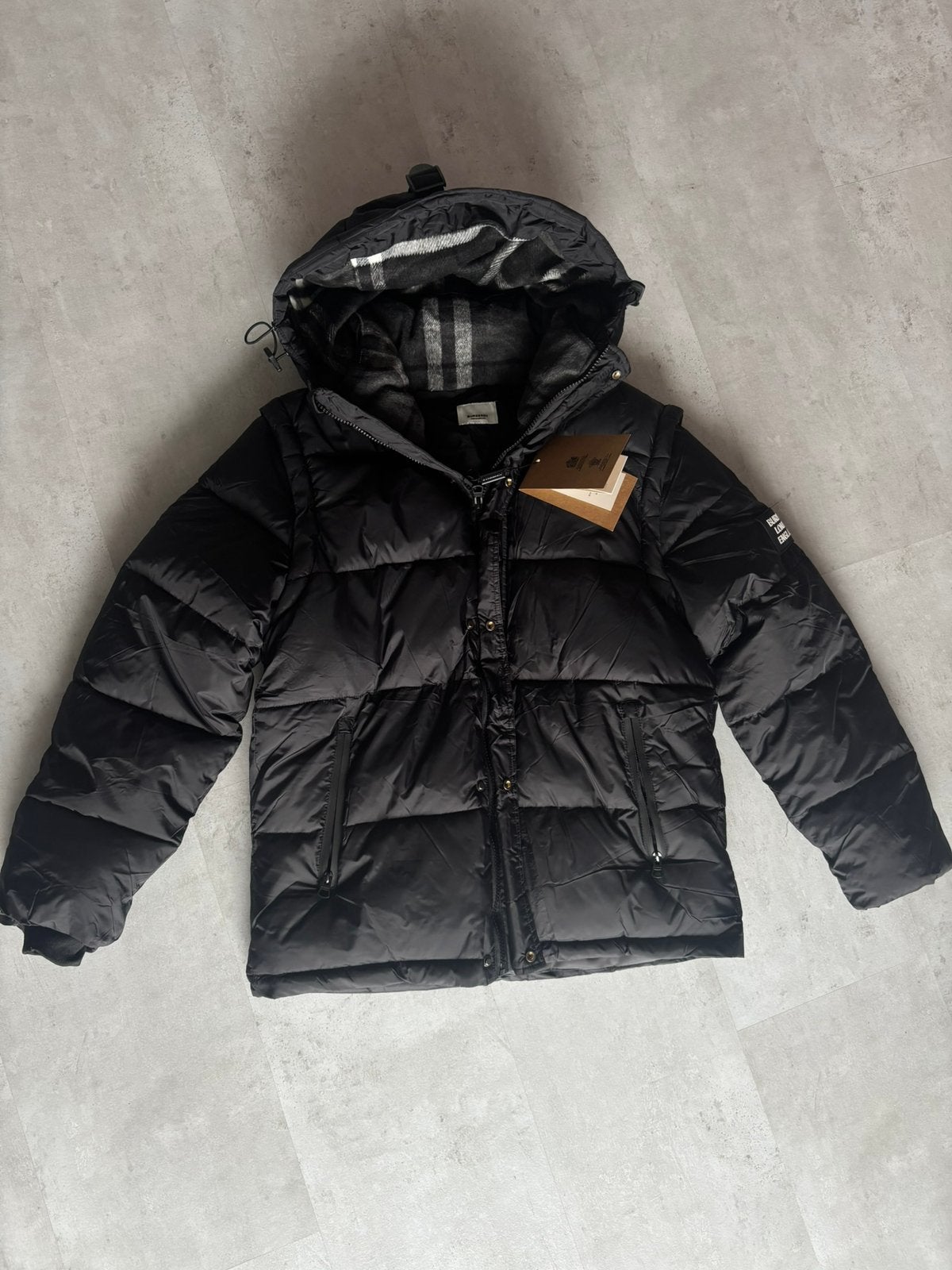 BURBERRY JAS NIEUW MAAT S, Ophalen of Verzenden, Nieuw, Maat 46 (S) of kleiner, Zwart