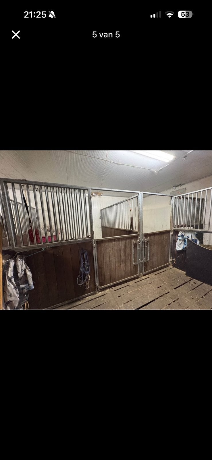 2 hardhouten voorwanden