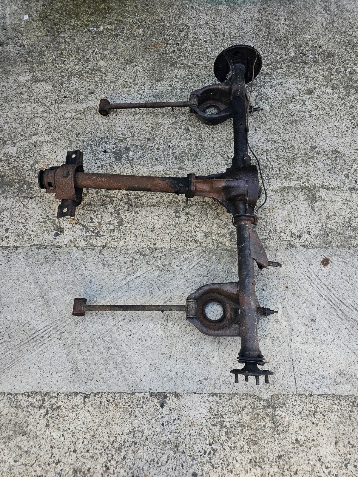 achteras opel b kadett, Auto-onderdelen, Ophalen, Gebruikt, Opel