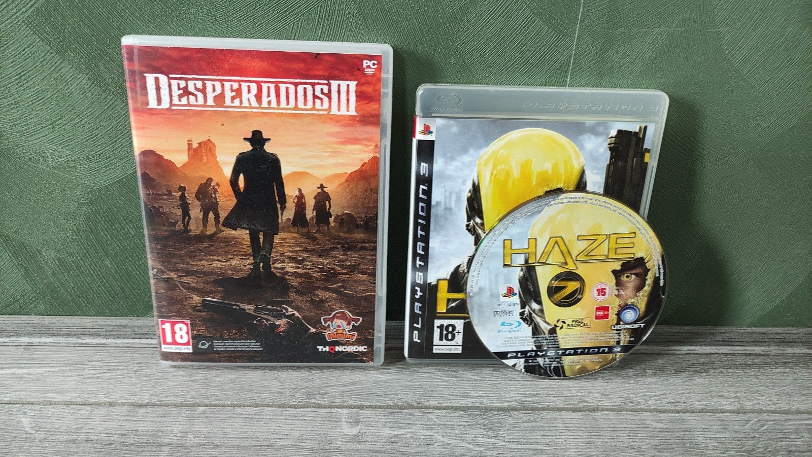 Haze ps3 en gratis desperados 3 pc game, Overige genres, Ophalen of Verzenden, Zo goed als nieuw, 3 spelers of meer