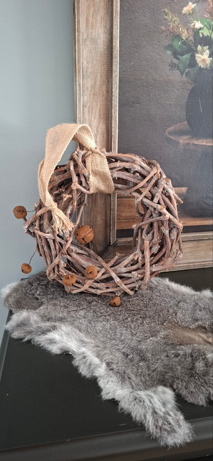 stoere krans, Ophalen of Verzenden, Nieuw, Krans, Hout