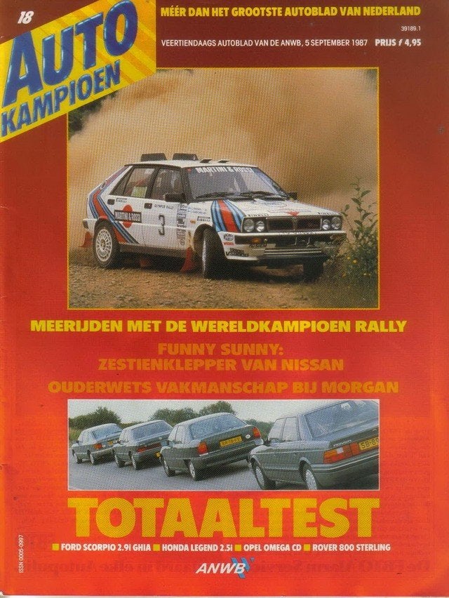 Autokampioen 18 1987 : Ford Scorpio 2.9 - Mitsubishi Sapporo, Ophalen of Verzenden, Gelezen, Algemeen