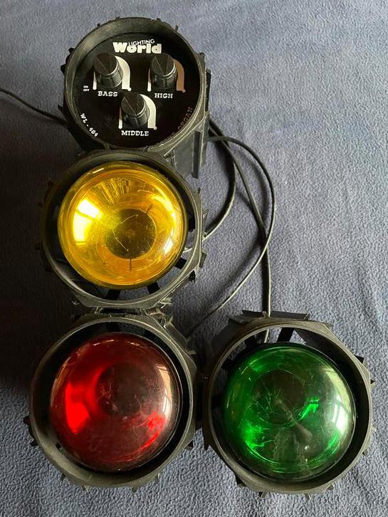 Discolampen, geluidgestuurd., Ophalen of Verzenden, Gebruikt, Licht, Geluidgestuurd