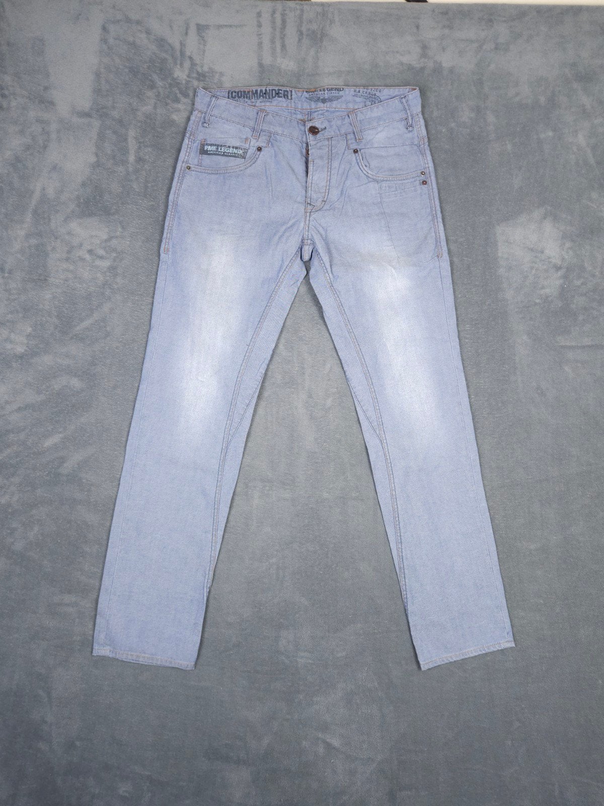 Pme Legend Broek Commander W33 L34 Blauw Jeans Pall Mall., ., Zo goed als nieuw, ., W33 - W34 (confectie 48/50)