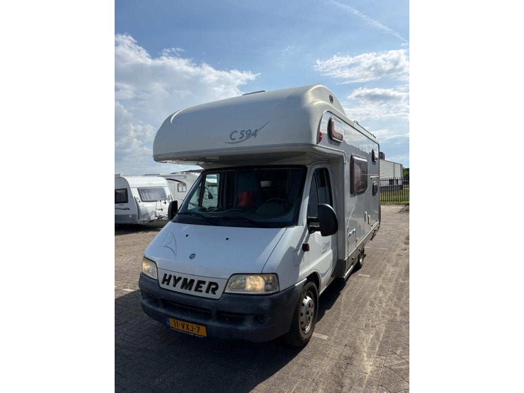 6 Persoons Hymer C594 Camp Alkoof Dakairco, Alkoof, Bedrijf, Handgeschakeld, Koelkast