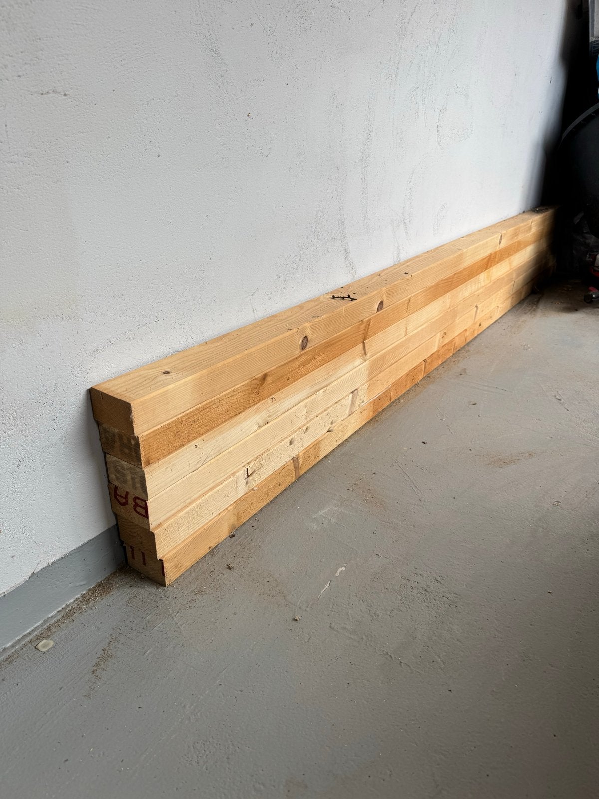 6x Bouwhout Vuren, Geschaafd, 44x69x2100 mm, Doe-het-zelf en Verbouw, Hout en Planken, Ophalen, 25 tot 50 mm, Nieuw, 200 tot 250 cm