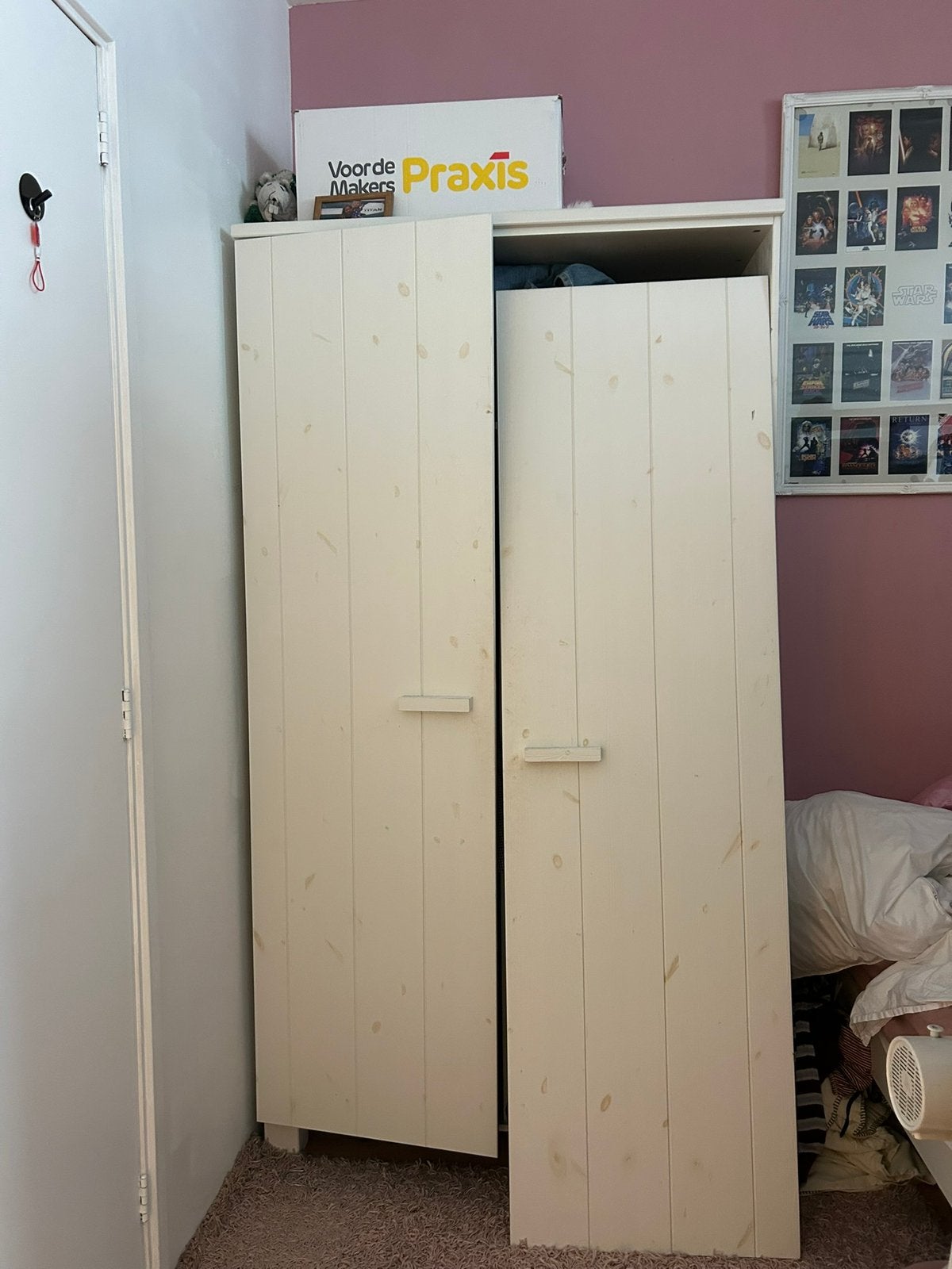Kleding kast, Ophalen, 50 tot 100 cm, Zo goed als nieuw, 150 tot 200 cm