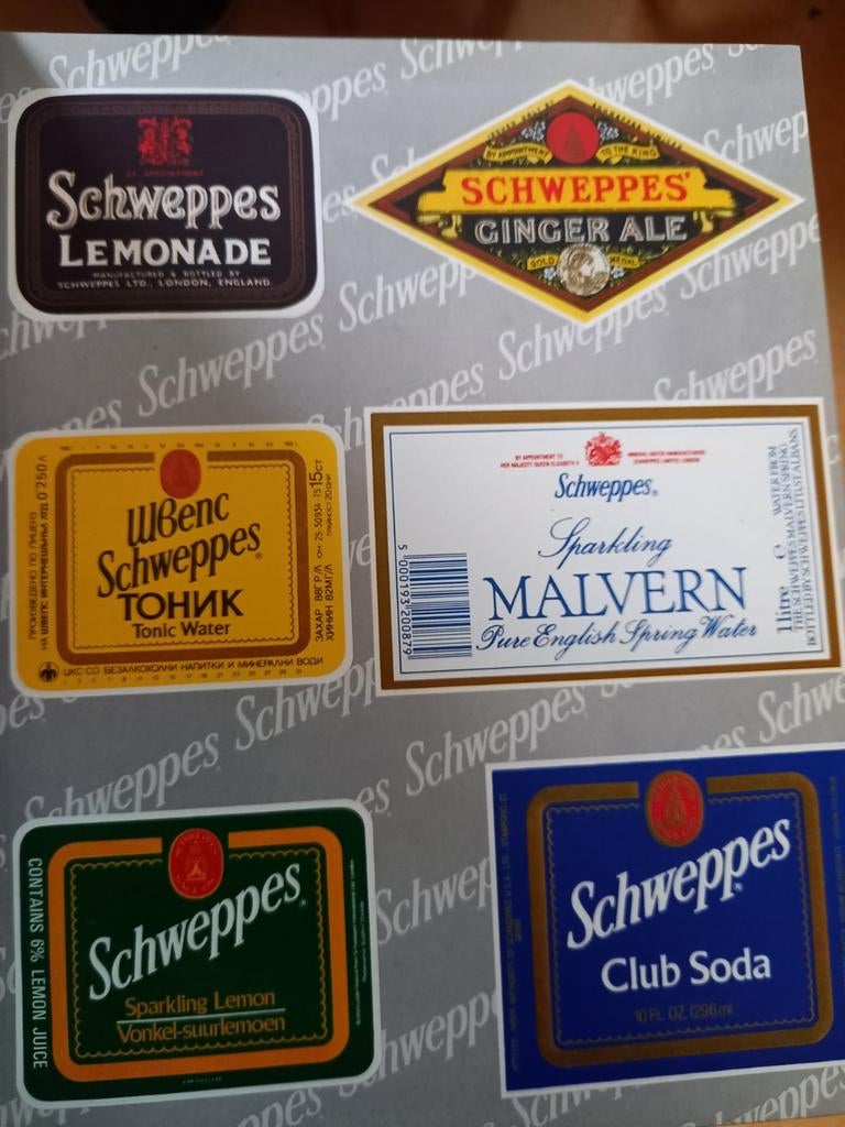 Schweppes etiketten gezocht ., Ophalen of Verzenden, Overige typen