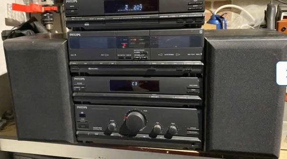 Philips muziek installatie /cd/ cassette /tuner / versterker, Audio, Tv en Foto, Ophalen of Verzenden, Gebruikt, Dvd-speler, Philips