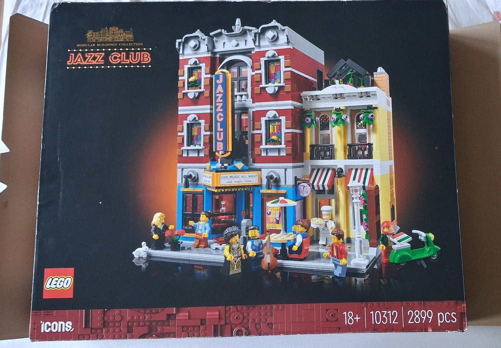 LEGO Jazzclub 10312, Ophalen, Lego, Zo goed als nieuw, Compleet