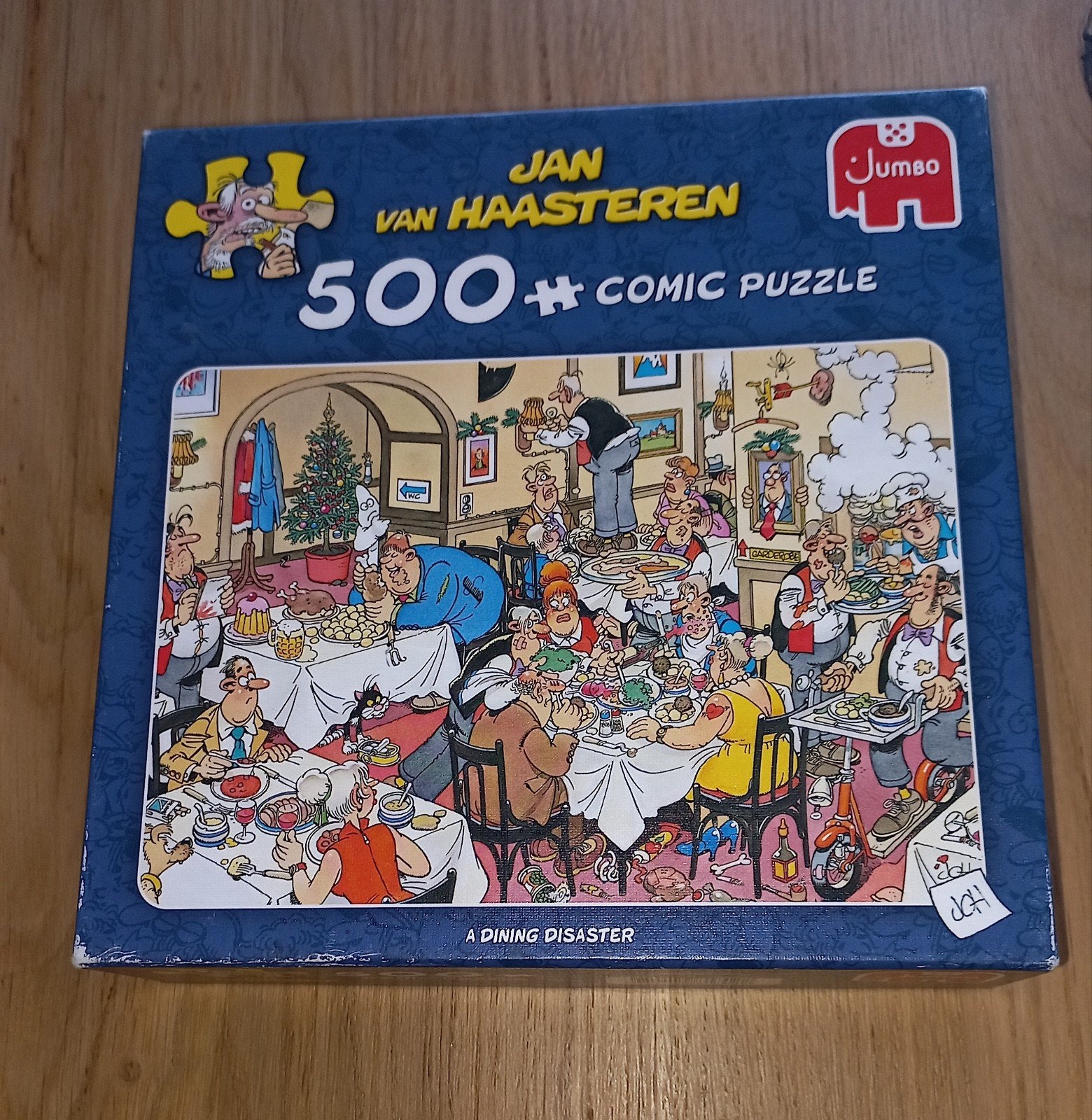 Jan van Haasteren 500+ Comic Puzzle - A Dining Disaster