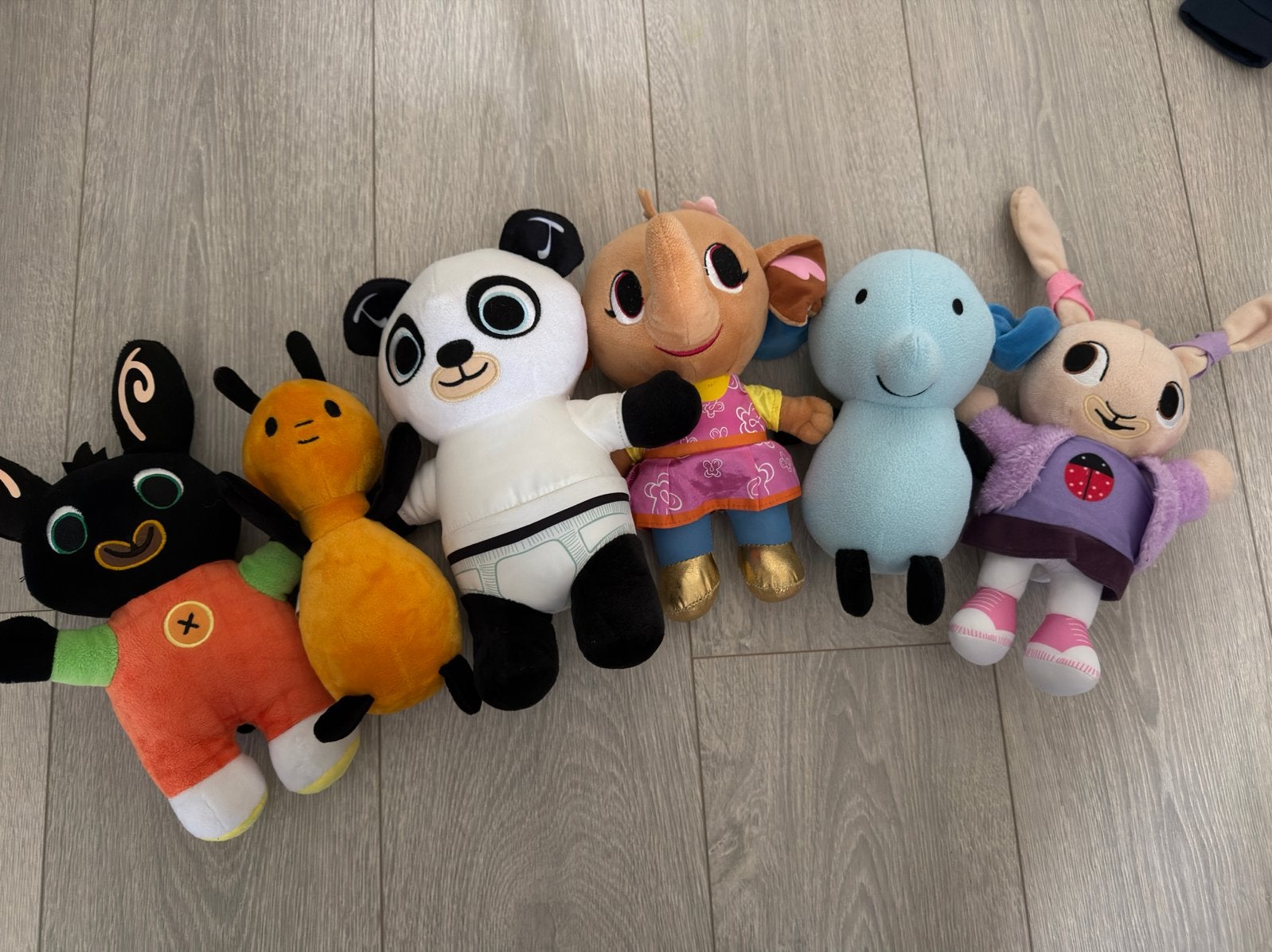 Bing en vriendjes knuffels - set van 6, Ophalen, Oranje, Overige merken, Overige karakters