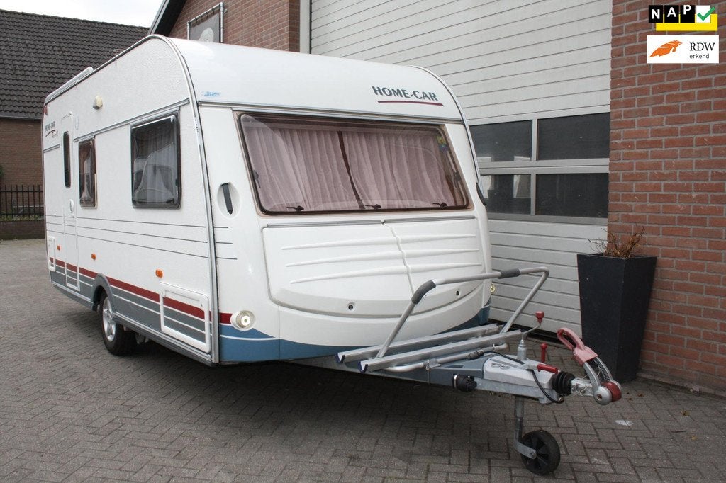 Home-car Racer 45 Garantie, 4 Persoons, Mover, Voortent, Vas, Caravans en Kamperen, Caravans, Bedrijf, 750 - 1000 kg, Benny Tewes
