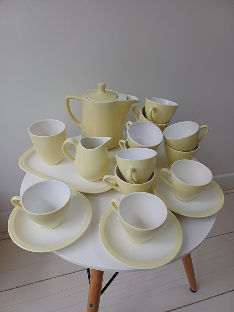 Regout pastel theeservies, Ophalen of Verzenden