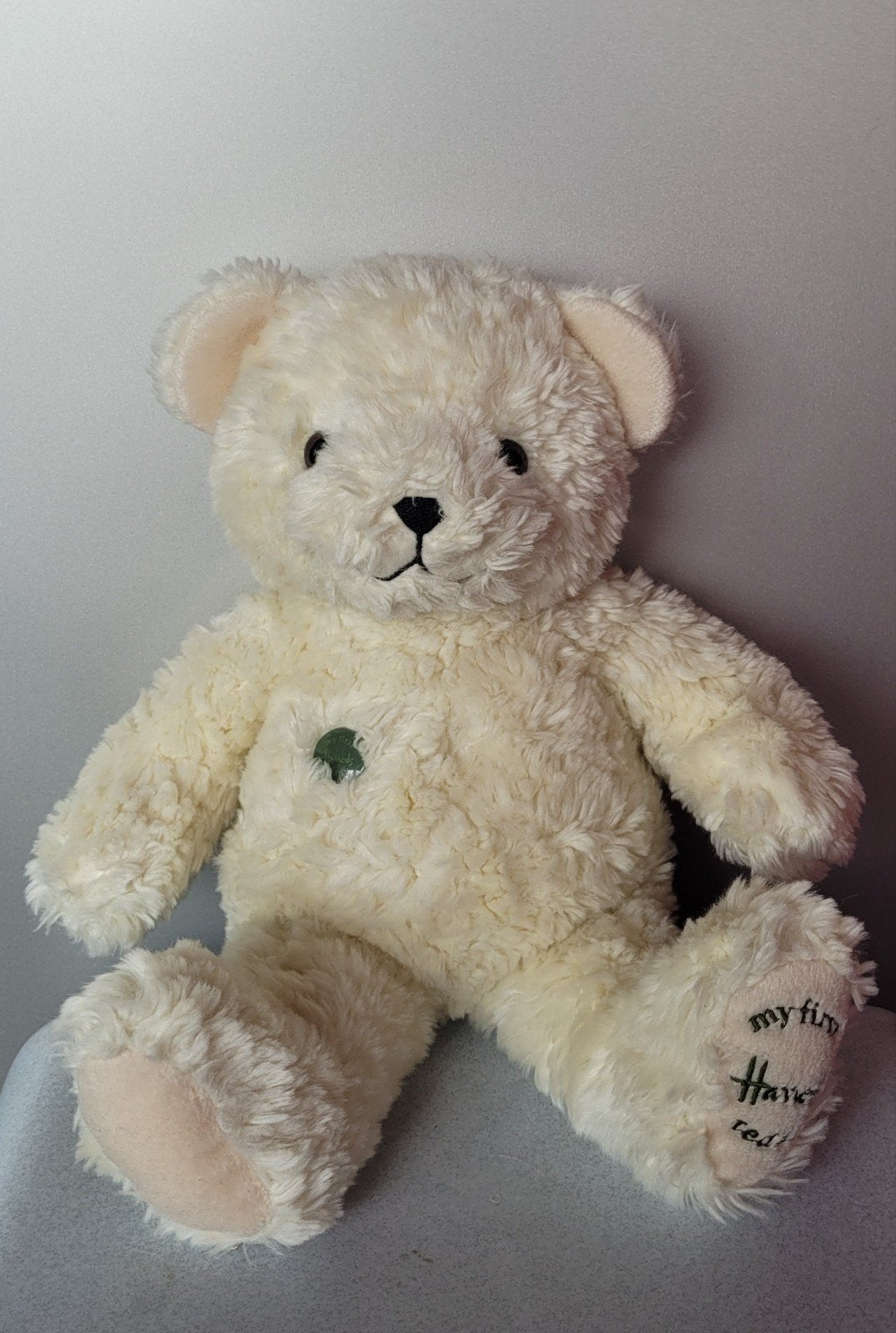 My First Harrods Teddybeer - Crème, Zo goed als nieuw, Overige merken, Beer, Middelgroot (20 tot 80 cm), Beige