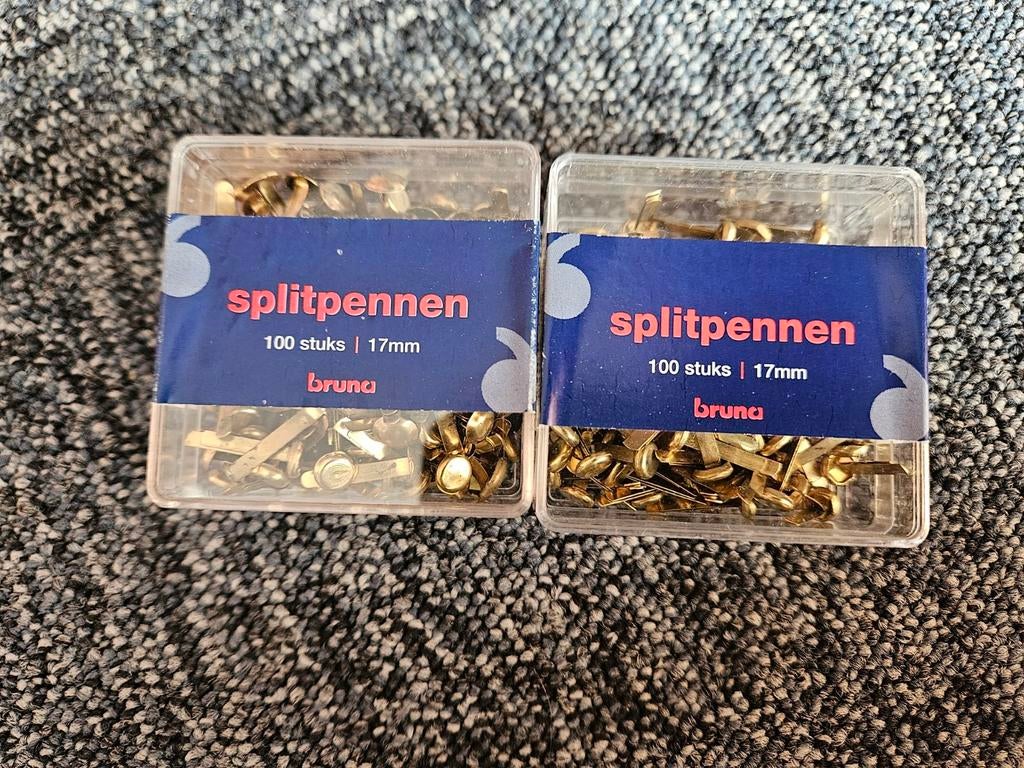 Bruna splitpennen 17mm, Ophalen of Verzenden, Overige thema's, Overige typen