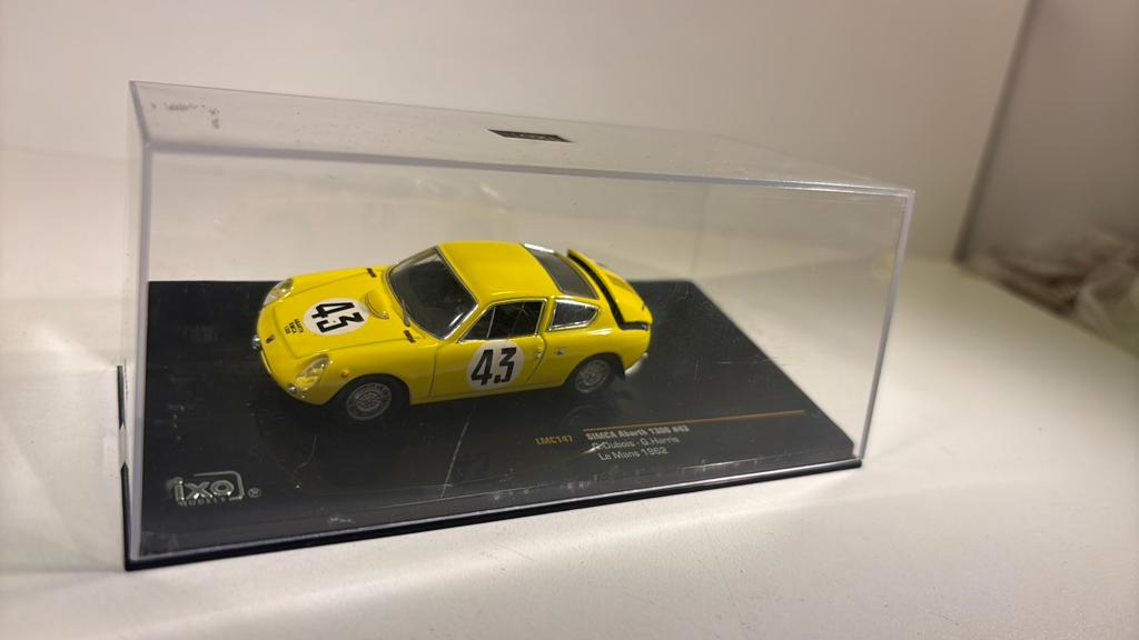 Simca Abarth 1300 #43 le mans 1962 ixo 1.43, Overige merken, Auto, Ophalen of Verzenden, A