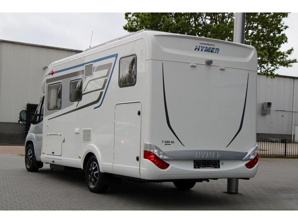 Hymer Tramp 588 SL - 150PK EURO 6 - ENKELE BEDDEN - 44.547KM, Caravans en Kamperen, Airbags, Winterisolatie, Ringverwarming, Fiat