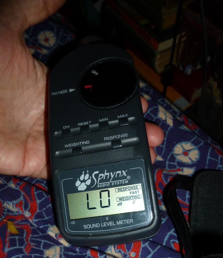 sphinx sound level meter as new geluidsmeter, Ophalen of Verzenden, Zo goed als nieuw, Audio