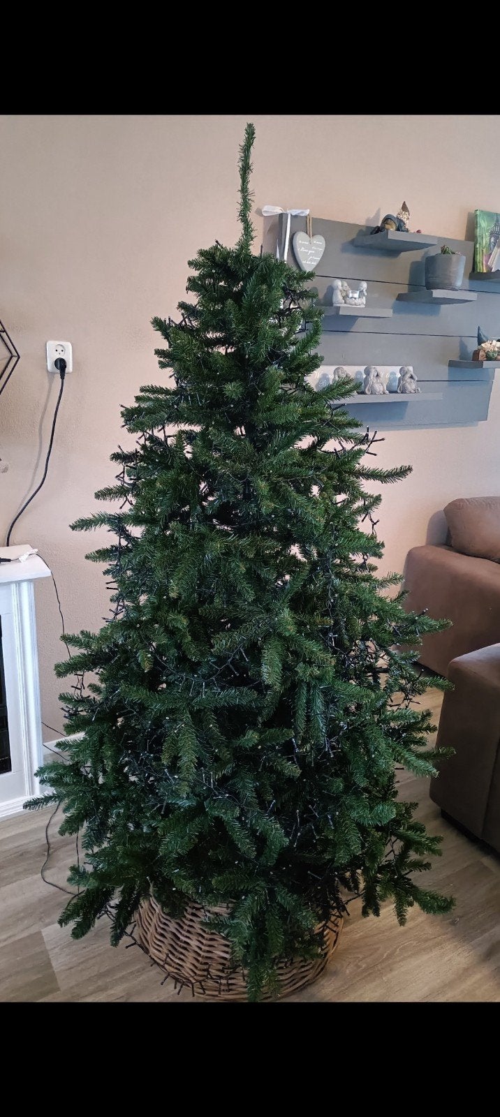 Kerstboom 180cm hoog met alle accessoires, Diversen, Ophalen, Gebruikt