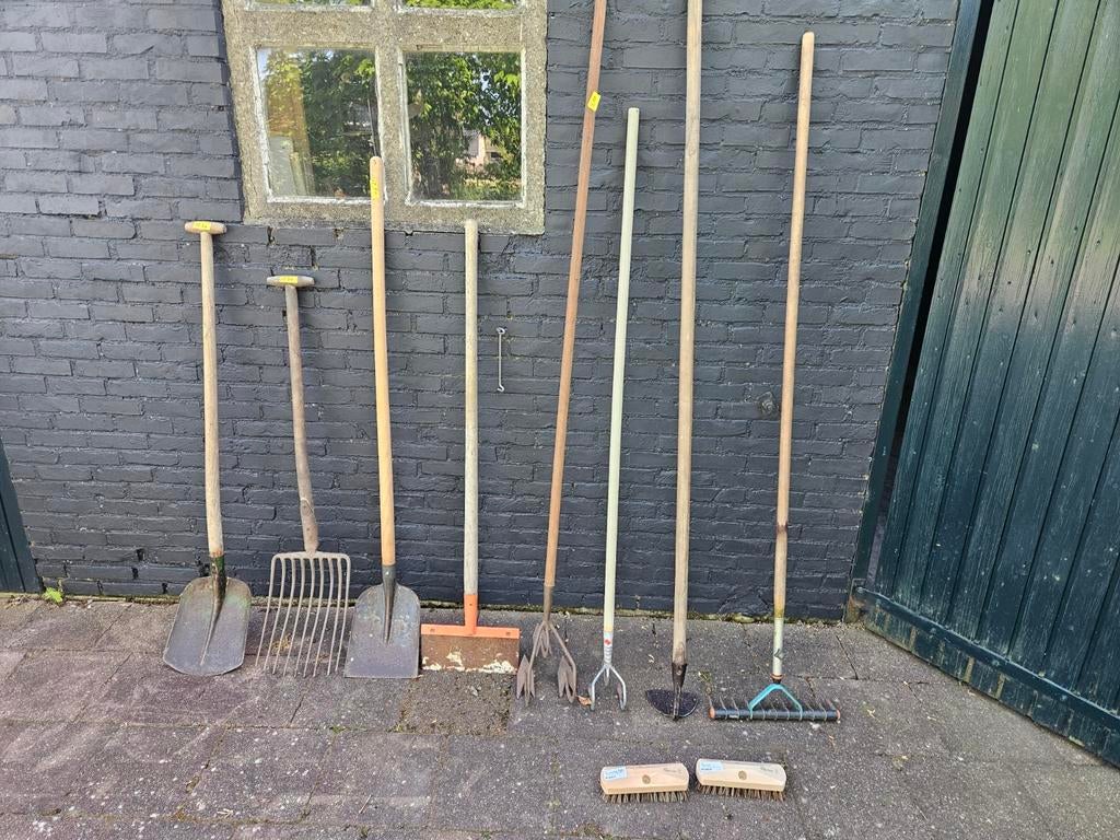 Tuingereedschap,cultivator,schep,hak,verticuteerhark, Tuin en Terras, Hand-tuingereedschap, Ophalen