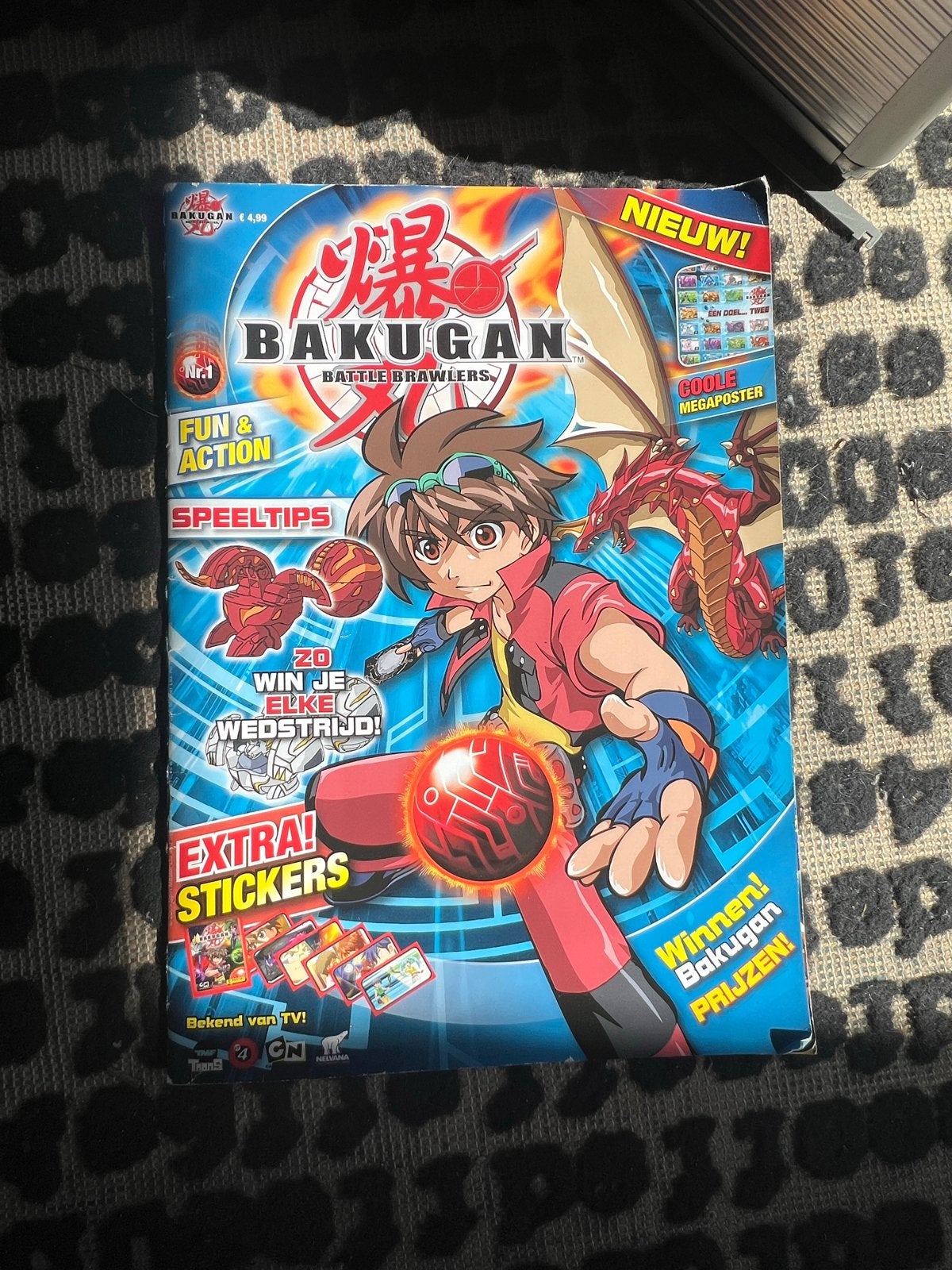 Bakugan Battle Brawlers stripboek - Scheuren, geen stickers, Eén stripboek, Ophalen of Verzenden, Gelezen