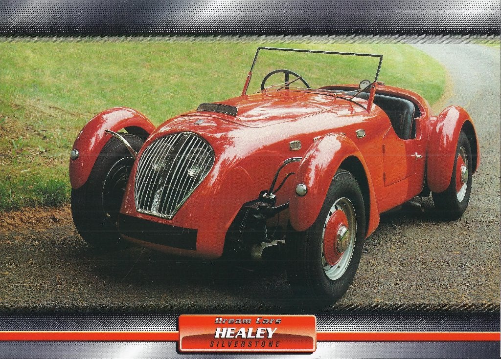 Ma427 foto healey silverstone (( afmeting 28 cm x 20 cm ), Foto, Ophalen of Verzenden, Zo goed als nieuw, Voor 1940