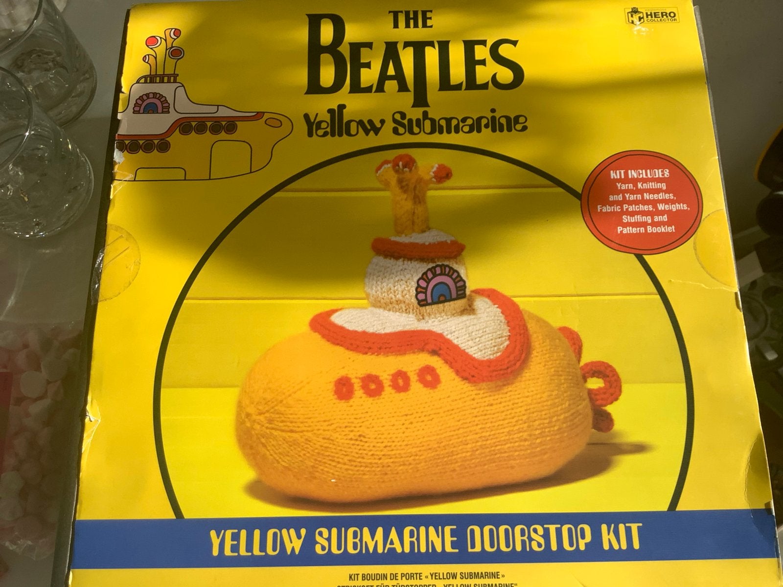 The Beatles Yellow Submarine Deurstopper Breipakket, Ophalen of Verzenden, Nieuw, Breien, Overige typen