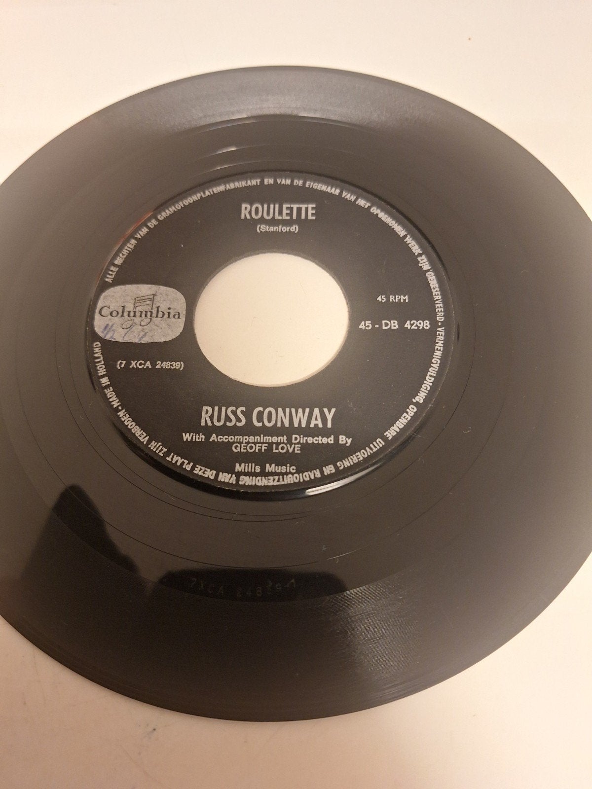 Russ Conway - Roulette, 1959., Verzenden, 7 inch