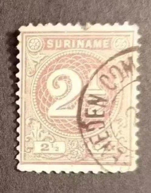 Suriname 18, Verzenden, Gestempeld