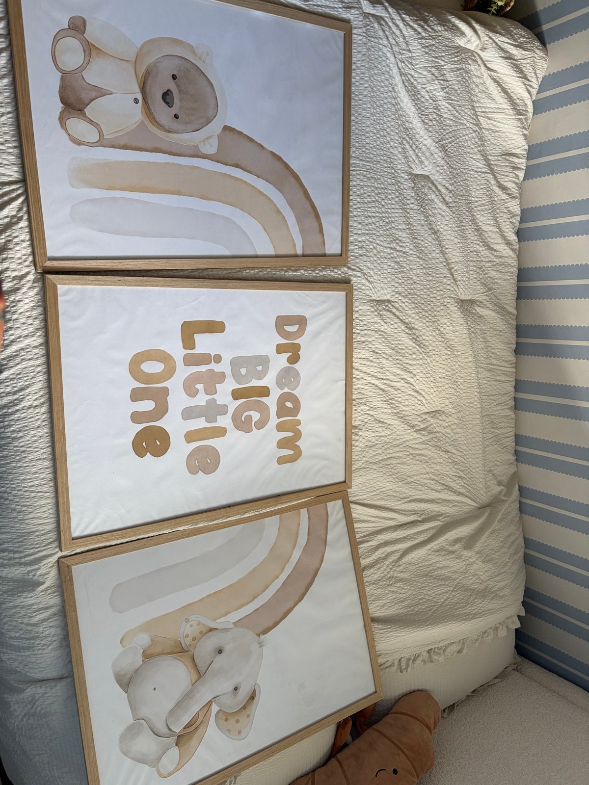 3 Prachtige Lijsten met Posters voor Baby/Peuterkamer, 50 – 75, Ophalen of Verzenden, Zo goed als nieuw, Foto of Poster