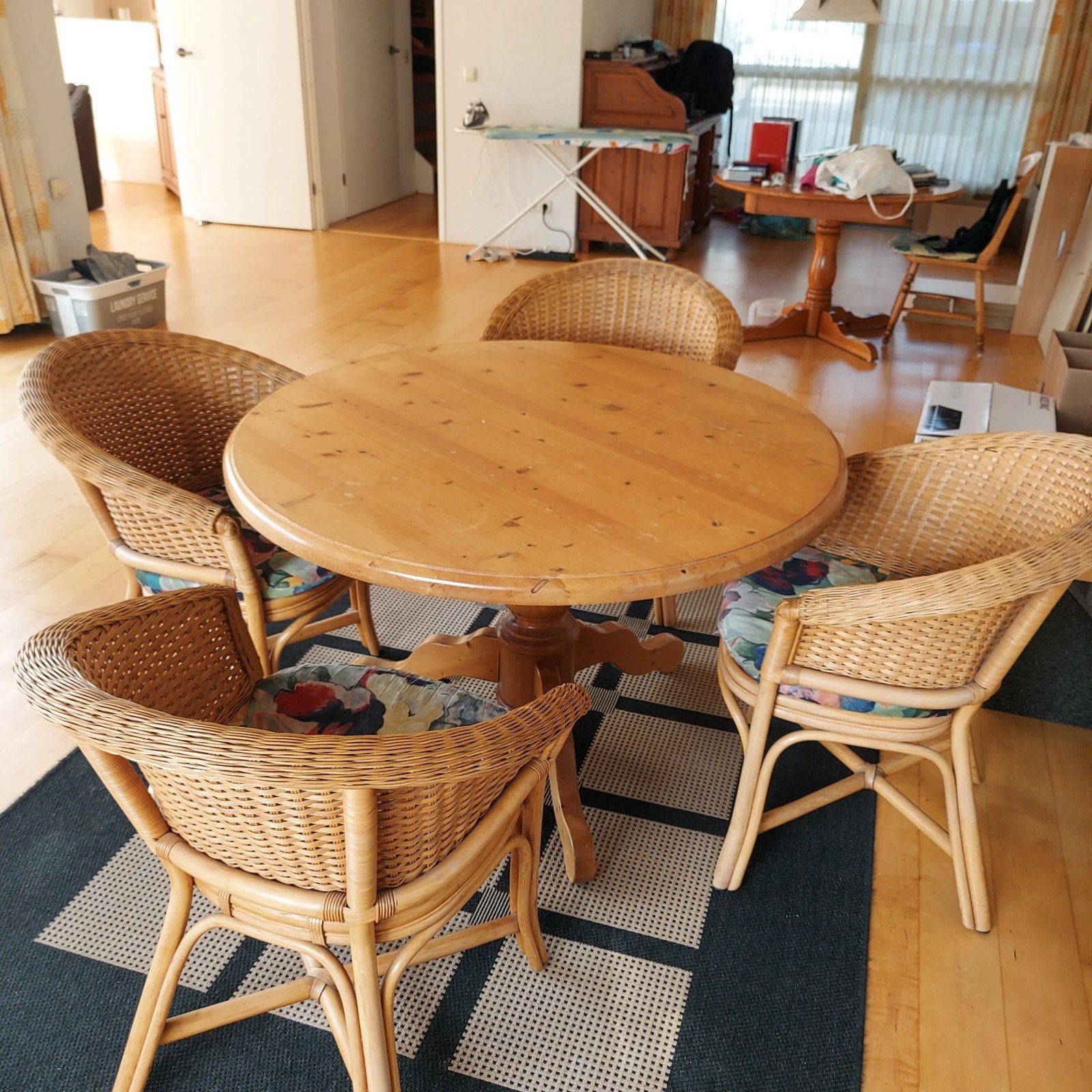 eethoek, Huis en Inrichting, Ophalen, Gebruikt, 4 tot 6 stoelen